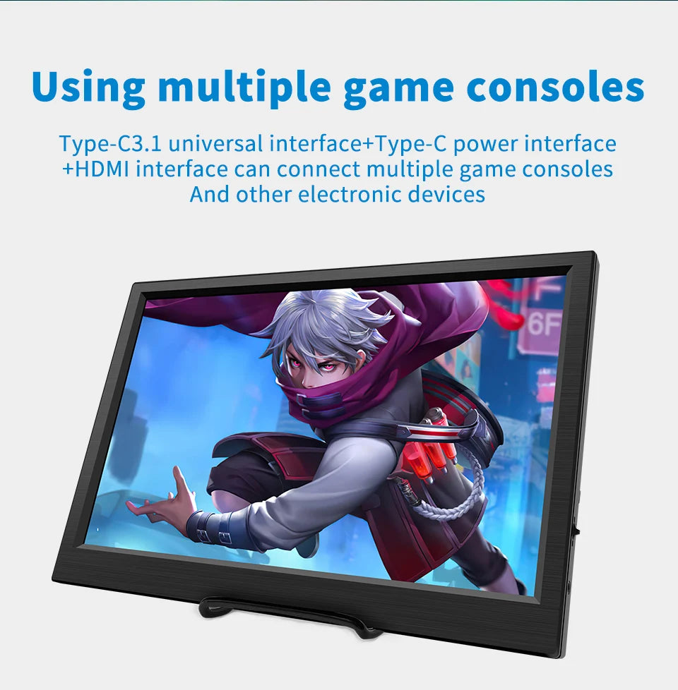 11.6" Portable IPS Monitor - Full HD Laptop Second Screen for Gaming & Work - 8