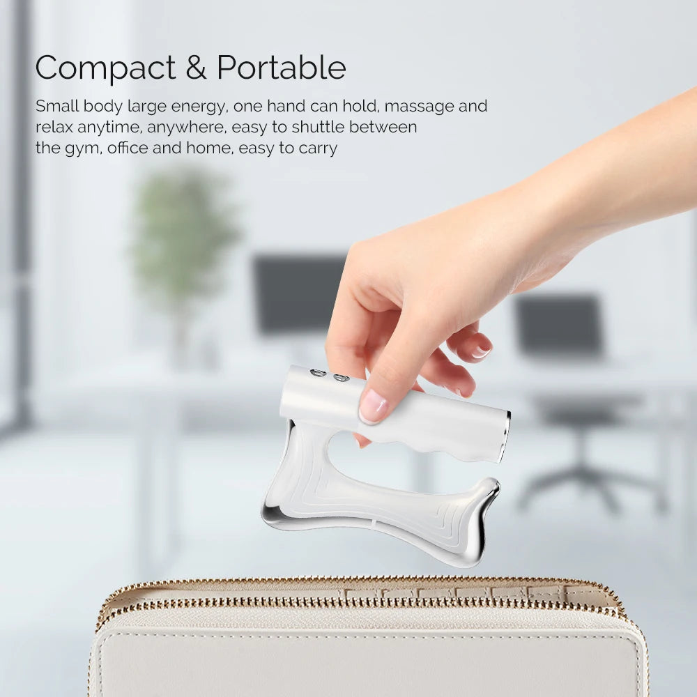 Electric Heated Gua Sha Muscle Scraper Massager
