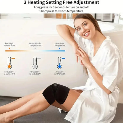 Electric Heated Knee Wrap - USB Joint Warmer & Pain Relief Pad
