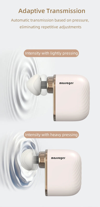 Mini Pocket Deep Tissue Percussion Massager - Portable Electric Muscle Recovery Gun