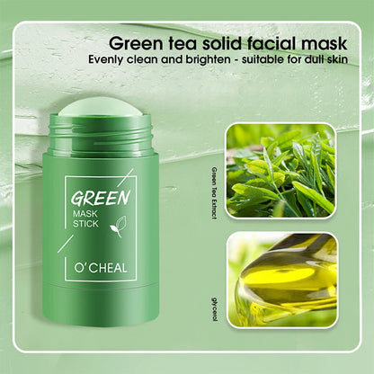 Solid Cleansing Face Mask Stick - Deep Pore Oil Control & Moisturizing