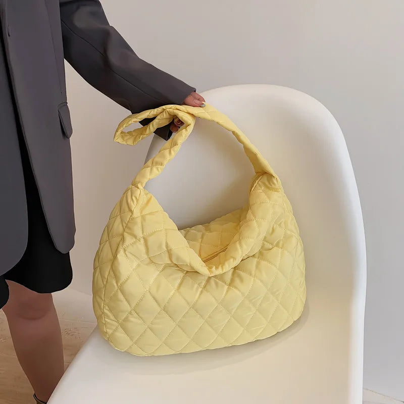 Luxury Quilted Padded Tote