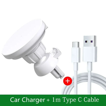30W Magnetic Fast Wireless Car Charger Holder for iPhone 12-16 Series