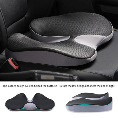 Orthopedic Memory Foam Seat Cushion for Tailbone, Sciatica & Back Pain