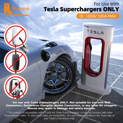 NACS to CCS1 EV Charging Adapter - Fast 500A DC Charging for Ford, GM, Rivian