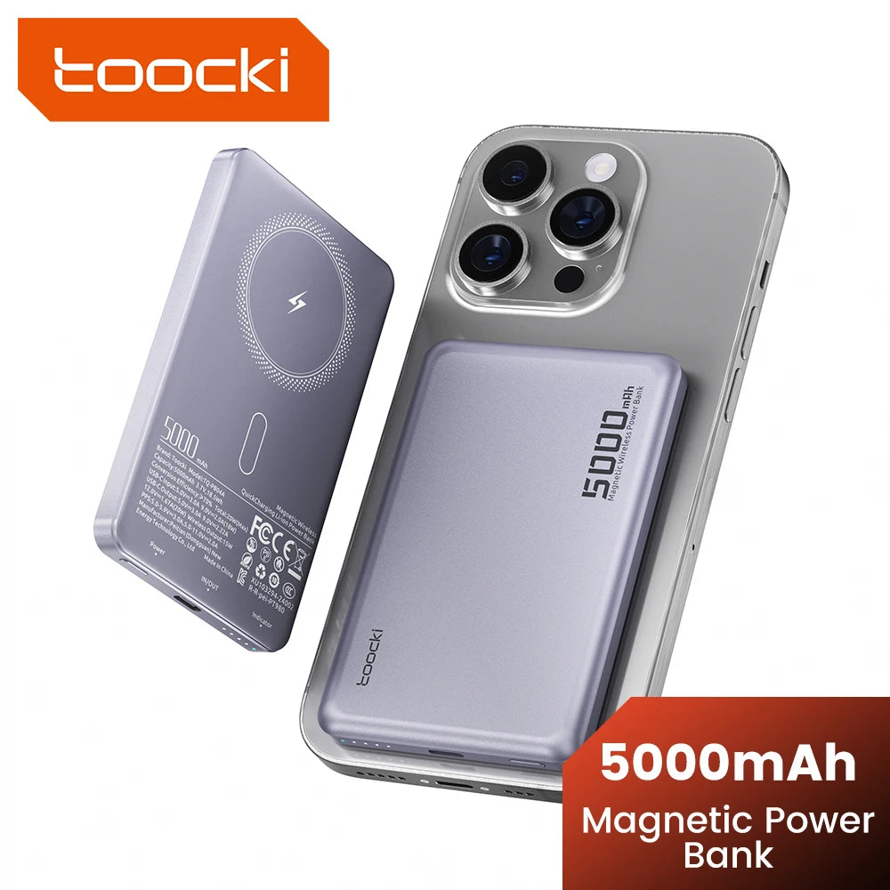 Magnetic Wireless Power Bank 10000mAh 20W Fast Charger for iPhone - 1
