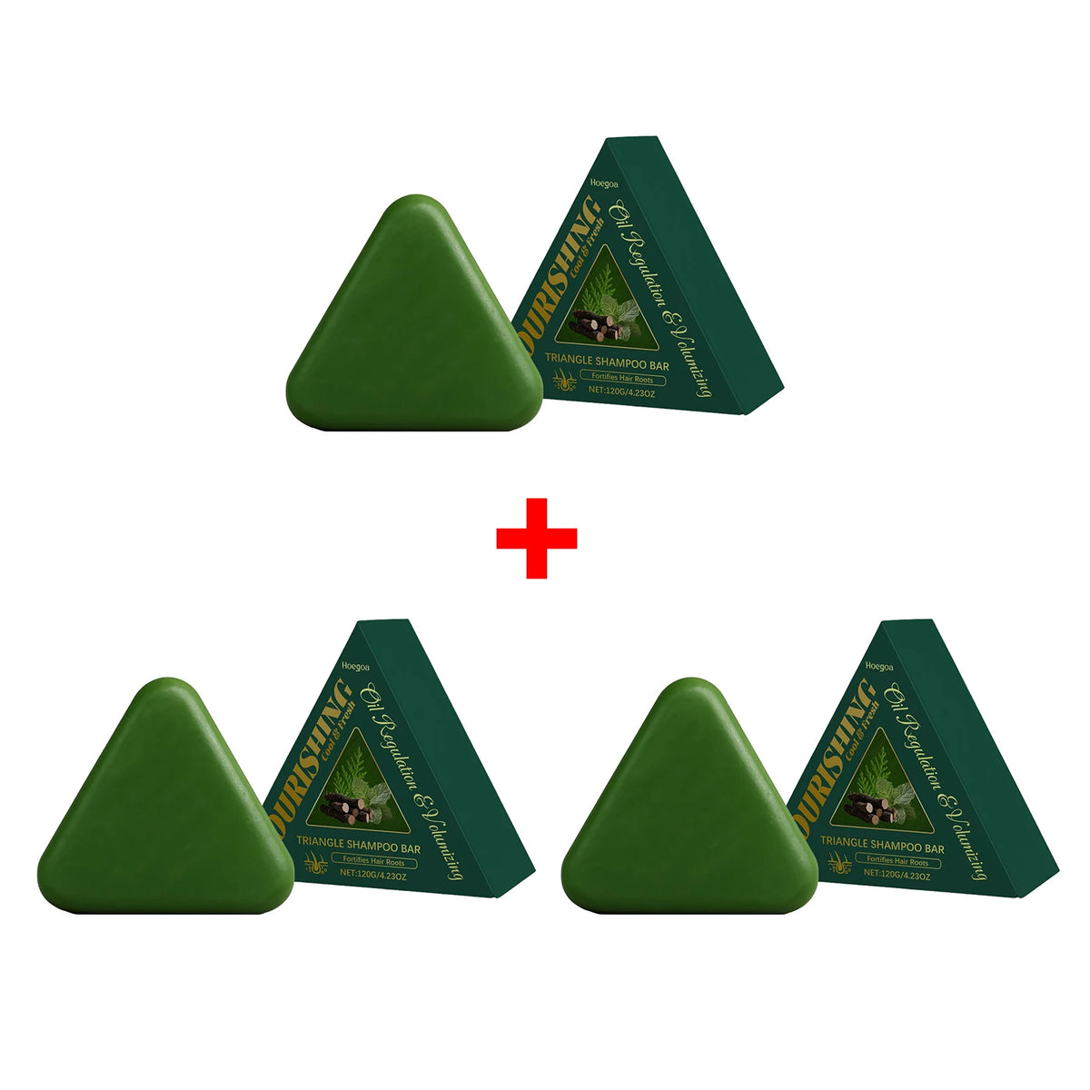 Natural Herbal Hair Growth Shampoo Bar - Anti-Hair Loss & Oil Control Soap