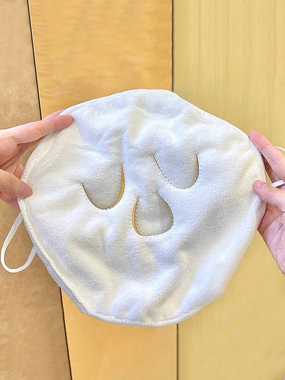 Reusable Hot & Cold Compress Face Towel – Steam Heating Spa Facial Mask