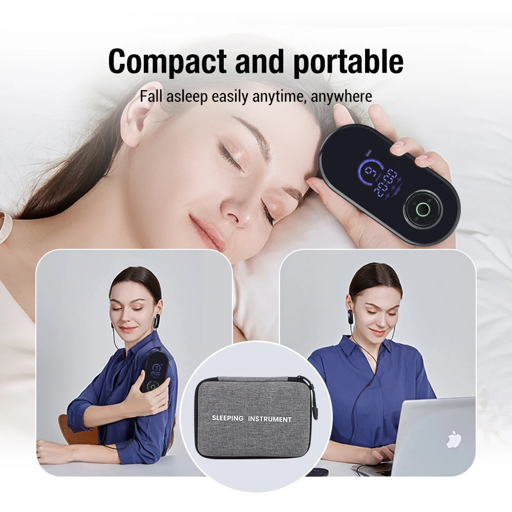 CES Sleep Aid & Anxiety Relief Device - Handheld Pulse Massager for Deep Sleep