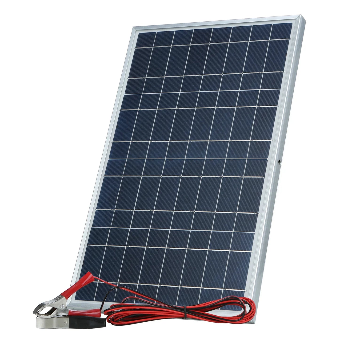 Portable 12V Solar Panel Charger - High Efficiency Outdoor Power Supply