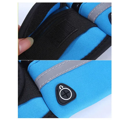 Slim Running Waist Belt - Waterproof Elastic Phone Pouch for Sports