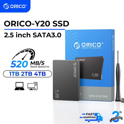 ORICO 2.5" SATA III Internal SSD - 512GB to 4TB Solid State Drive for PC