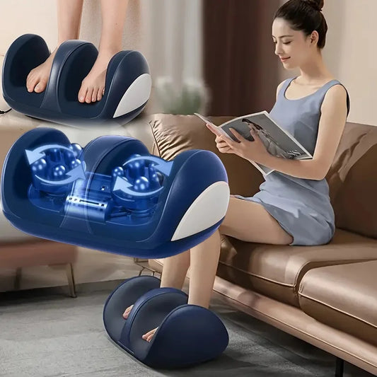 Electric Shiatsu Foot Massager with Heat - Deep Tissue Leg & Calf Relaxer