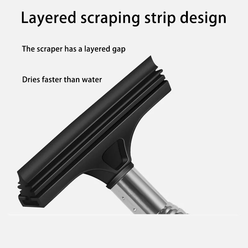 Telescopic Car Rearview Mirror Wiper - Clear View Rain & Fog Cleaner - 9