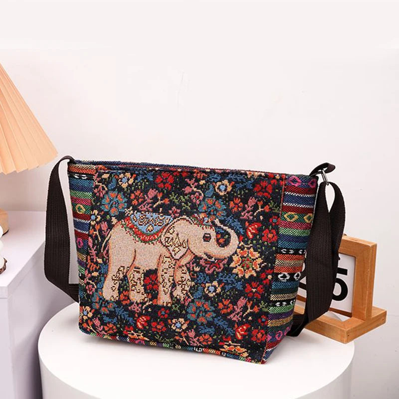 Luxury Vintage Elephant Tote
