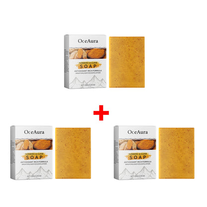 Turmeric & Clove Antioxidant Brightening Soap Bar for Face & Body