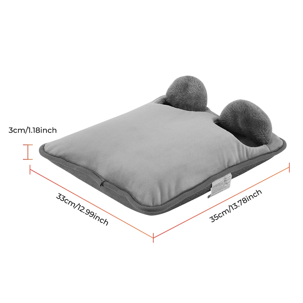 Electric Heated Foot Warmer with 4 Temperature Levels and Auto-Off Timer - 15