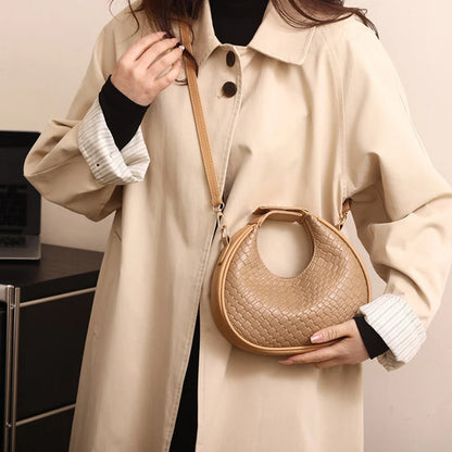 Luxury Half Moon Shoulder Bag