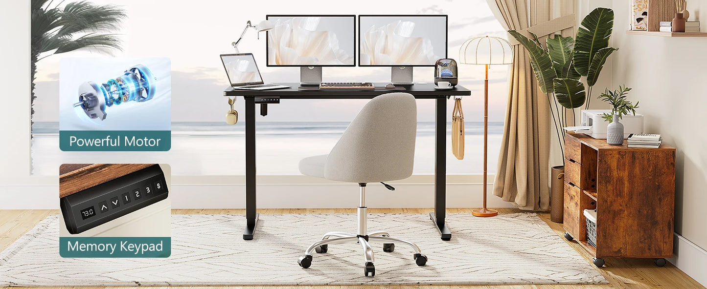 Electric Standing Desk - Ergonomic Height Adjustable Sit Stand Workstation