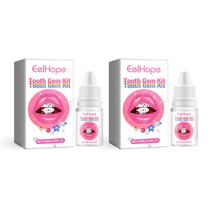 Professional DIY Tooth Gem Kit with UV Light for Sparkling Dental Jewelry