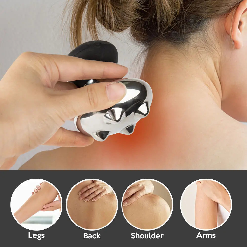 Stainless Steel Mushroom Gua Sha Facial Massager for Skin Tightening - 3