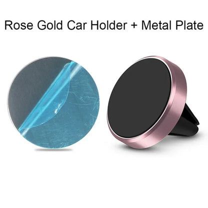 Magnetic Air Vent Car Phone Holder - Universal Hands-Free Mount