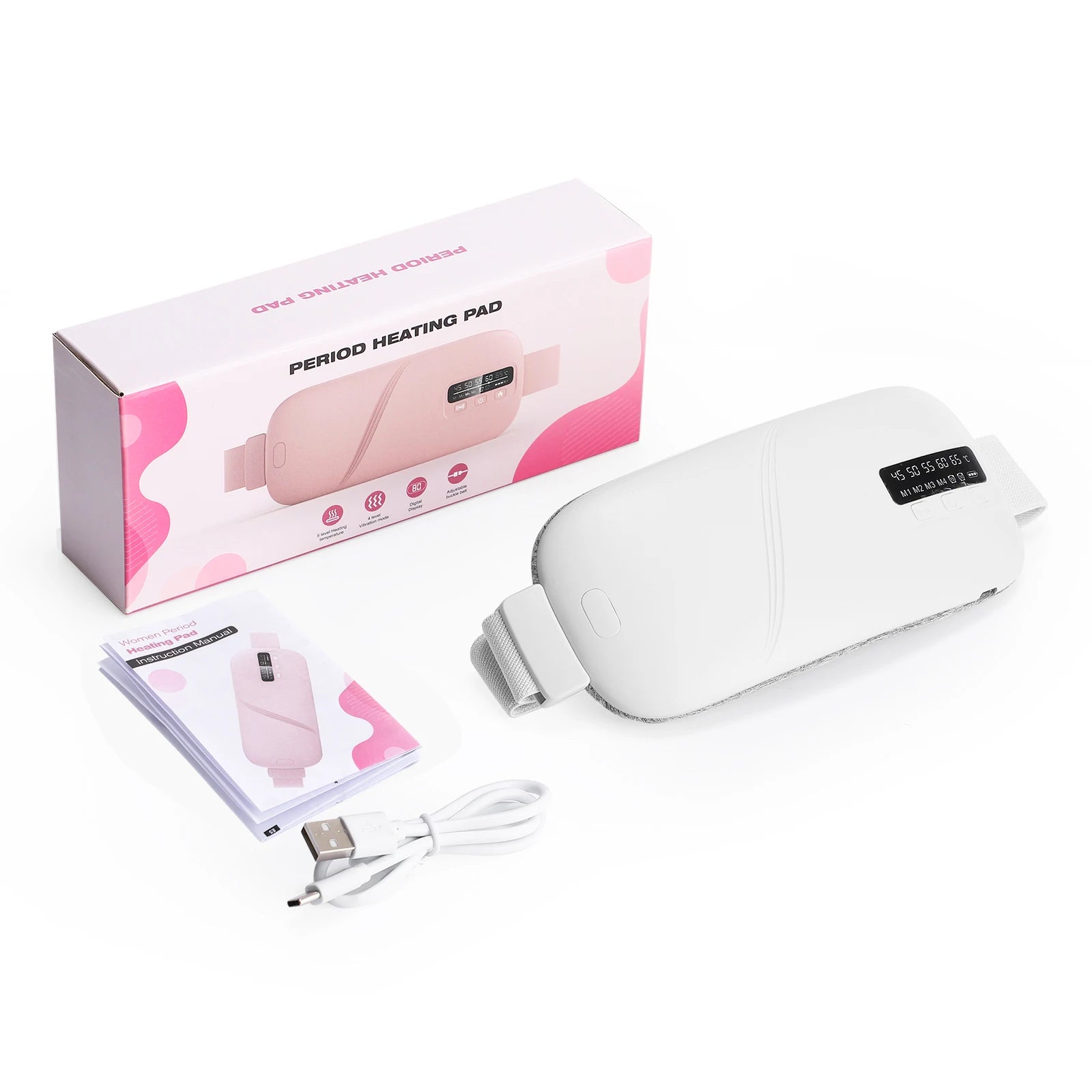 Portable Cordless Electric Heating Pad for Menstrual Cramp & Back Pain Relief - 23