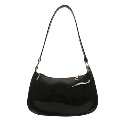 Luxury Solid Leather Shoulder Bag