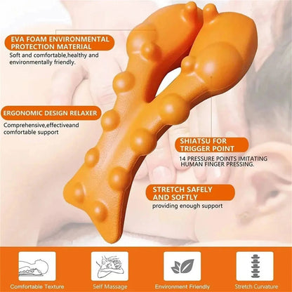 Cervical Neck Stretcher & Traction Device for Pain Relief