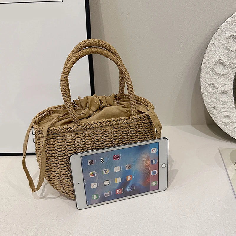 Luxury Handmade Straw Tote