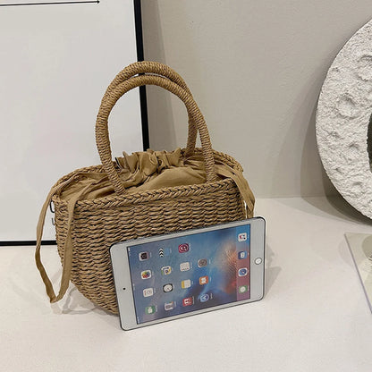 Luxury Handmade Straw Tote