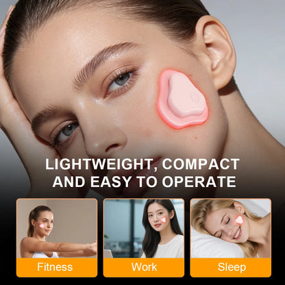 6-Color LED Light Therapy Acne Patch - Wireless Portable Pimple Spot Treatment