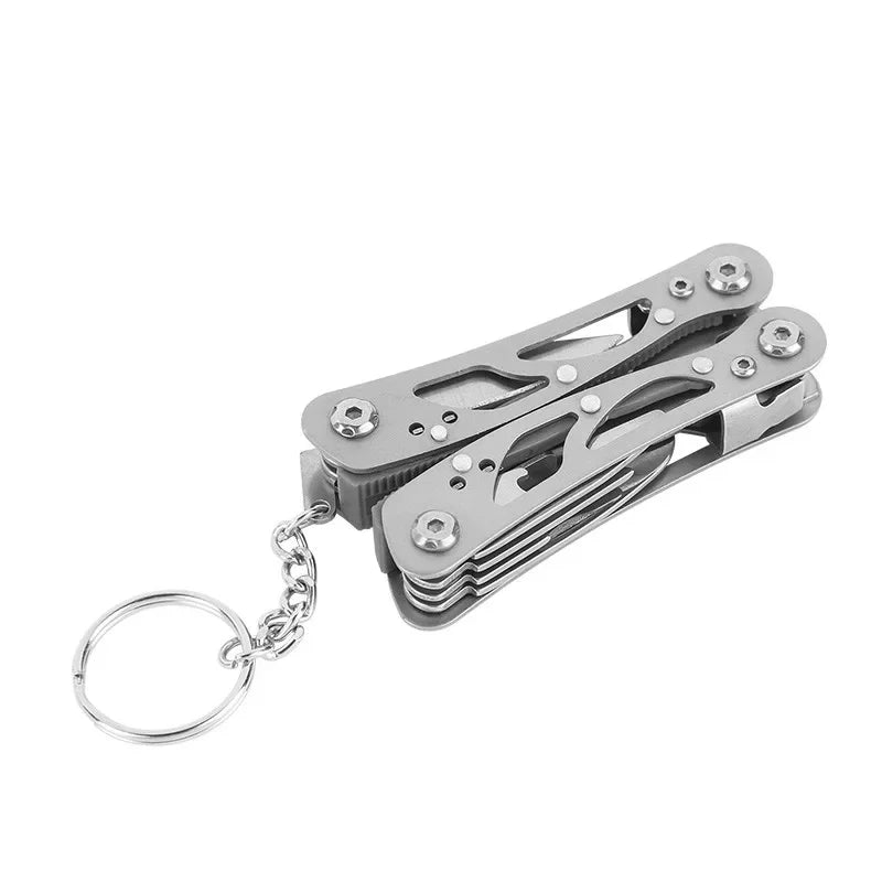 12-in-1 Compact Folding Multi-Tool Pocket Knife with Pliers & Screwdrivers