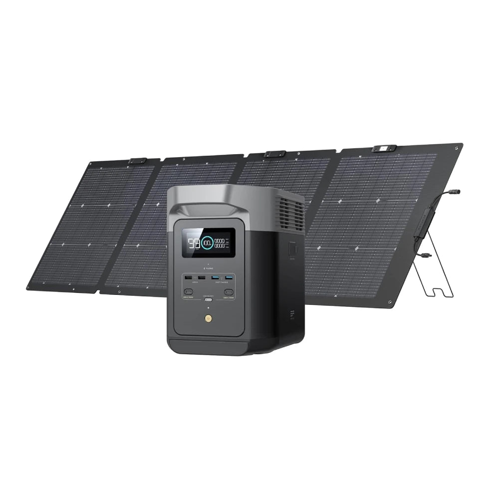 EcoFlow DELTA 3 1000Wh Portable Power Station - Fast Charging Solar Generator