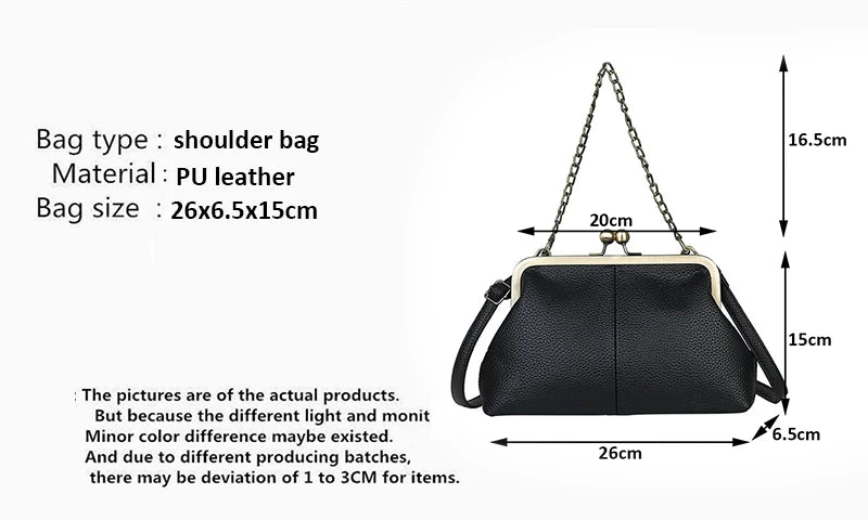 Luxury Elegant Flap Shoulder Bag