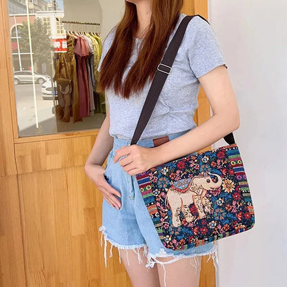 Luxury Vintage Elephant Tote