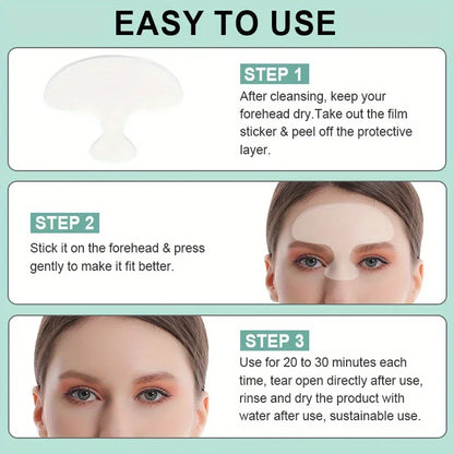 Reusable Silicone Anti-Wrinkle Patches - Face, Forehead & Neck Smoothing Set