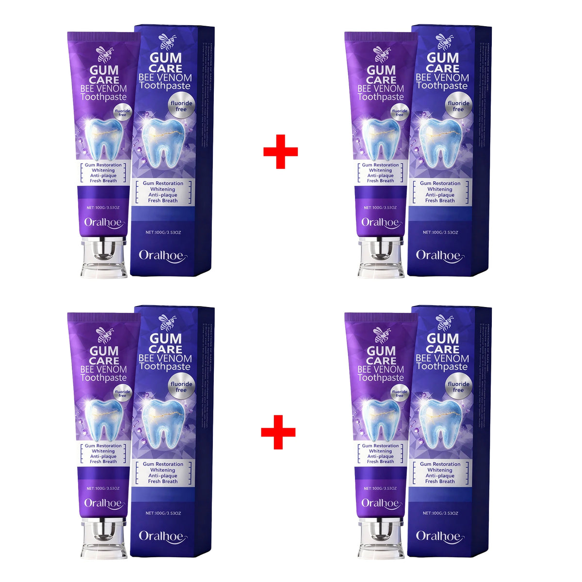 Bee Venom Gum Care Toothpaste for Teeth Whitening and Enamel Repair