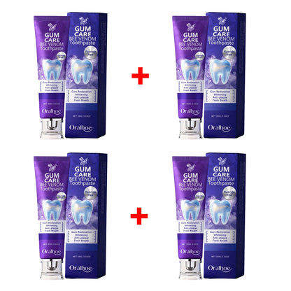 Bee Venom Gum Care Toothpaste for Teeth Whitening and Enamel Repair