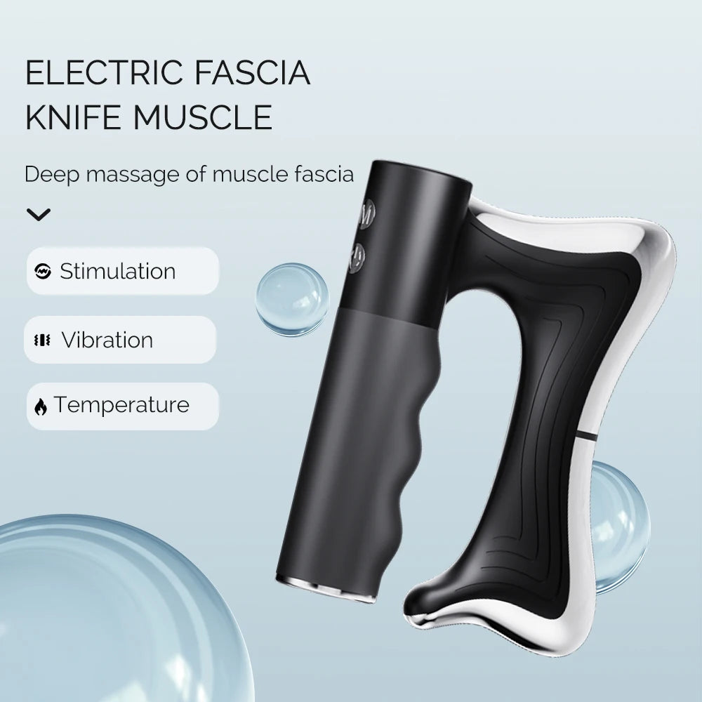 Electric Heated Gua Sha Muscle Scraper Massager