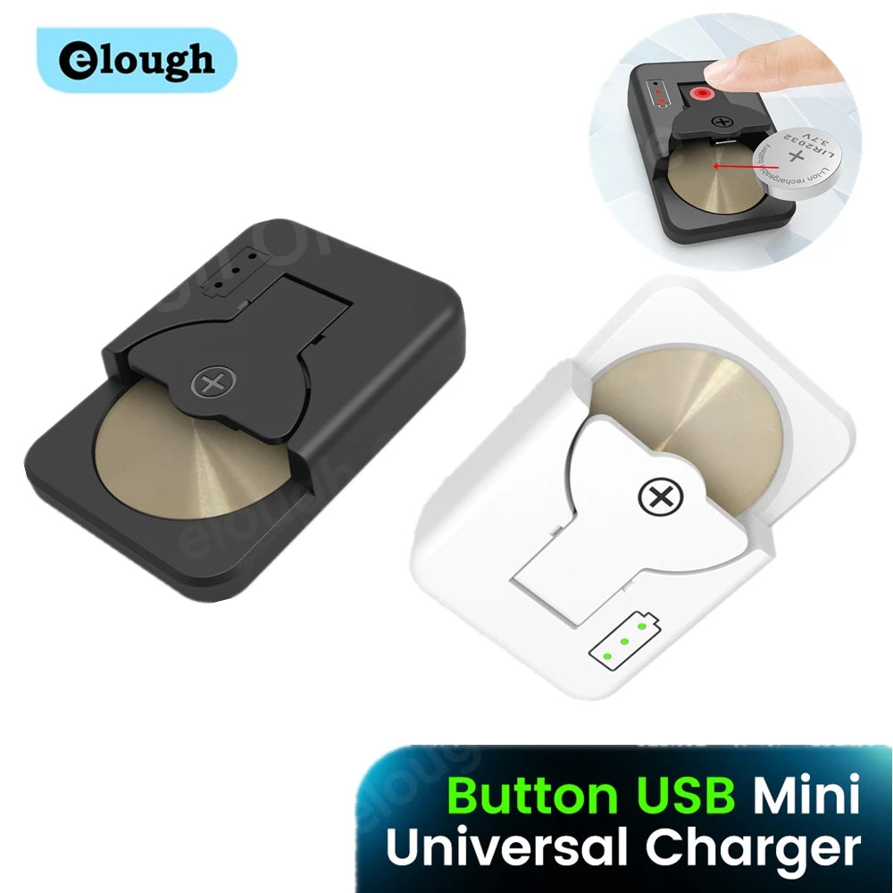Universal Coin Battery Charger for LIR Series Rechargeable Button Cells
