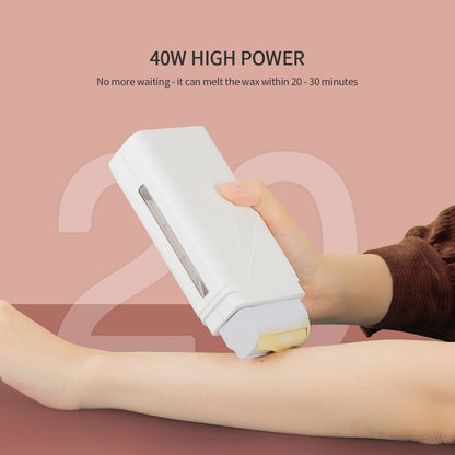 Electric Roll-On Wax Heater - Portable Hair Removal Warmer