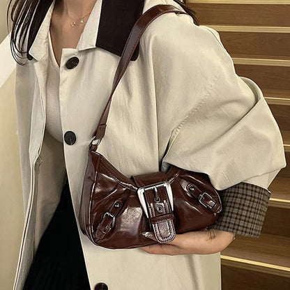 Luxury Retro Pleated Hobo Bag