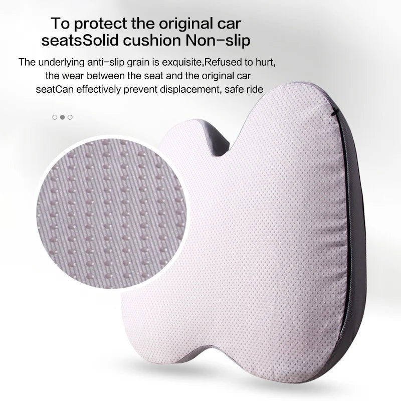 Orthopedic Memory Foam Seat Cushion for Tailbone, Sciatica & Back Pain Relief
