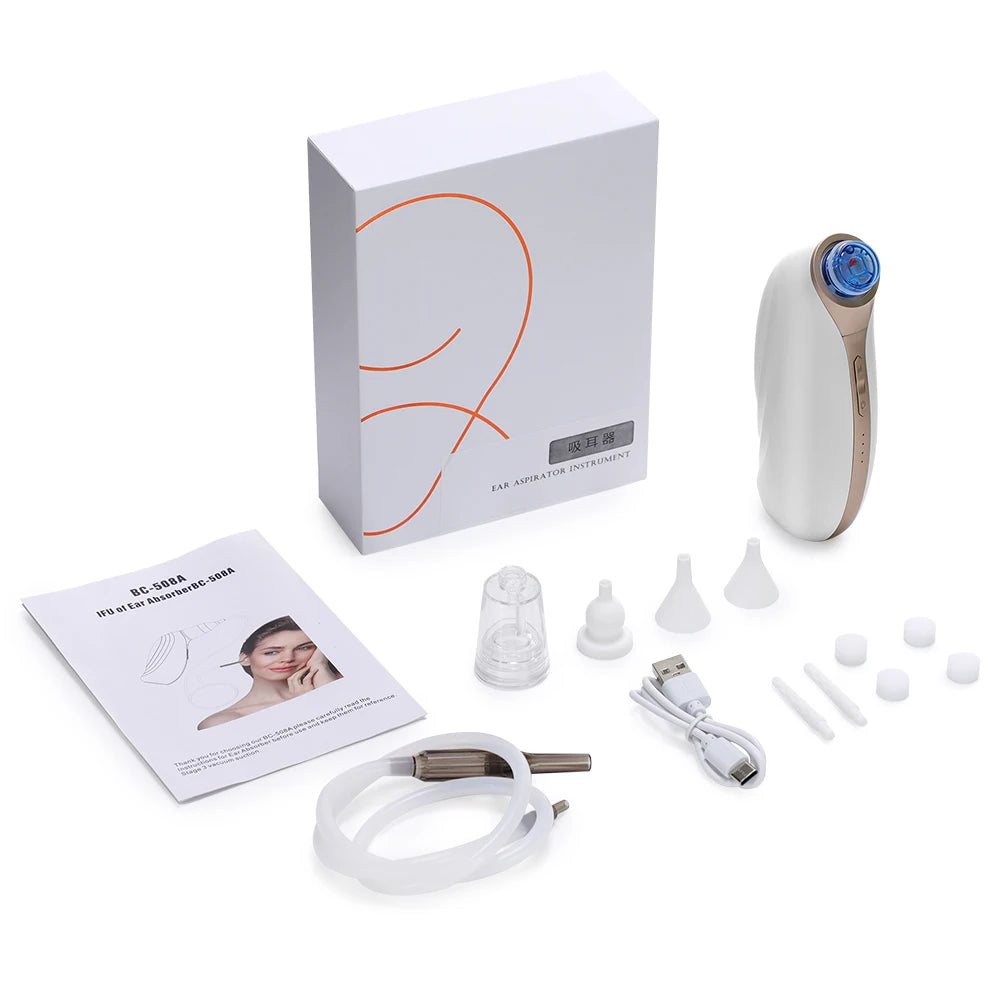 Intelligent Electric Earwax Removal Vacuum Cleaner with Adjustable Suction - 14