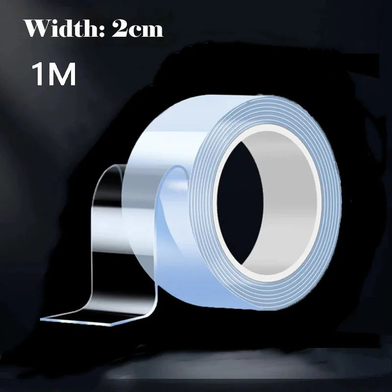 Reusable Waterproof Double-Sided Nano Tape - Strong Traceless Adhesive - 15