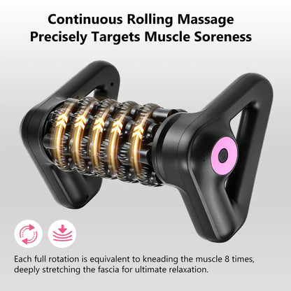 Electric Deep Tissue Fascia Roller Massager for Muscle Recovery