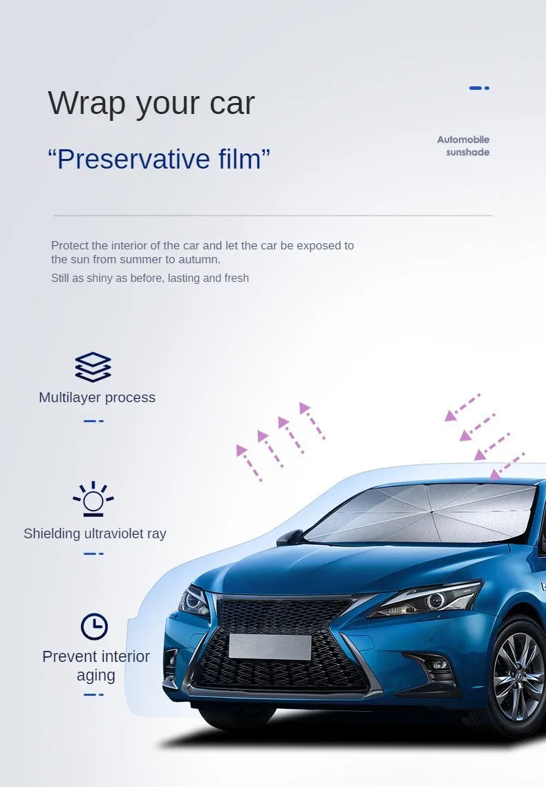 Foldable Car Windshield Sunshade Umbrella UV Protector