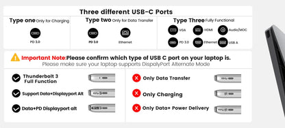 ORICO 10-in-1 USB-C Docking Station 4K HDMI Hub for Laptop & MacBook