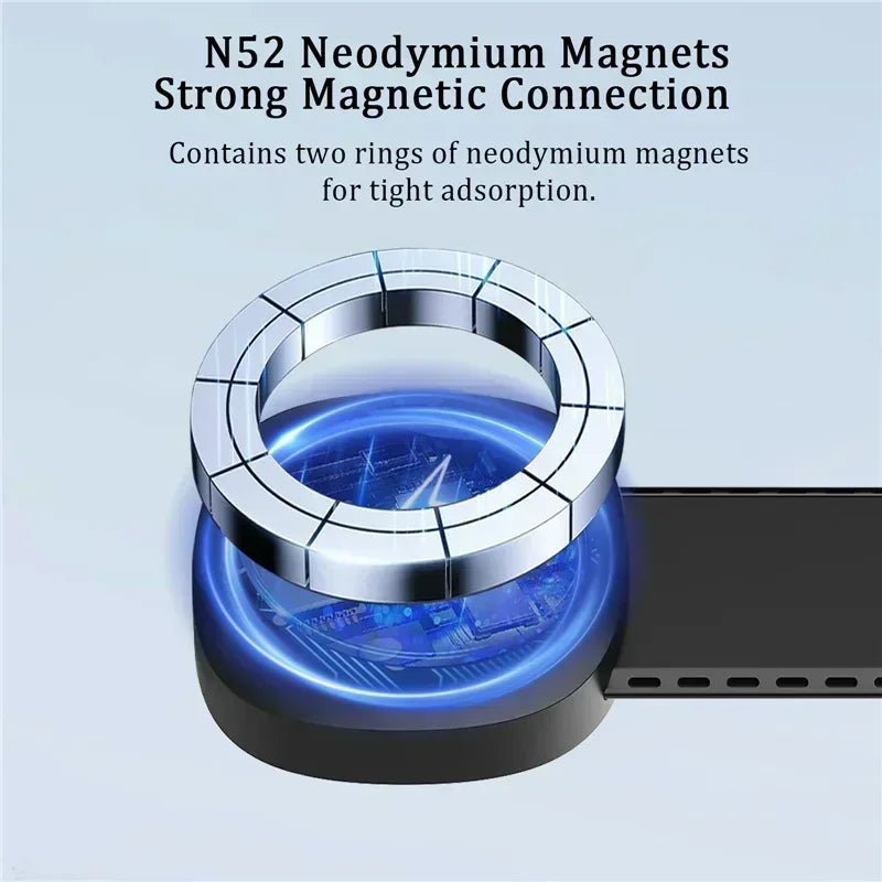 Magnetic Wireless Car Charger for iPhone 16 15 14 13 12 - 15W Fast Mount - 21